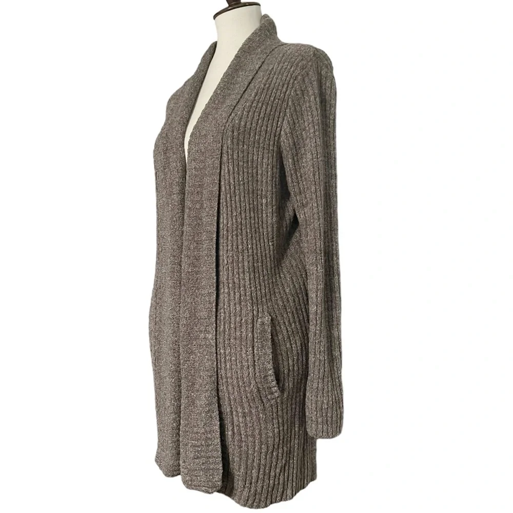 Barefoot Dreams Montecito‎ Taupe Cardigan Sweater